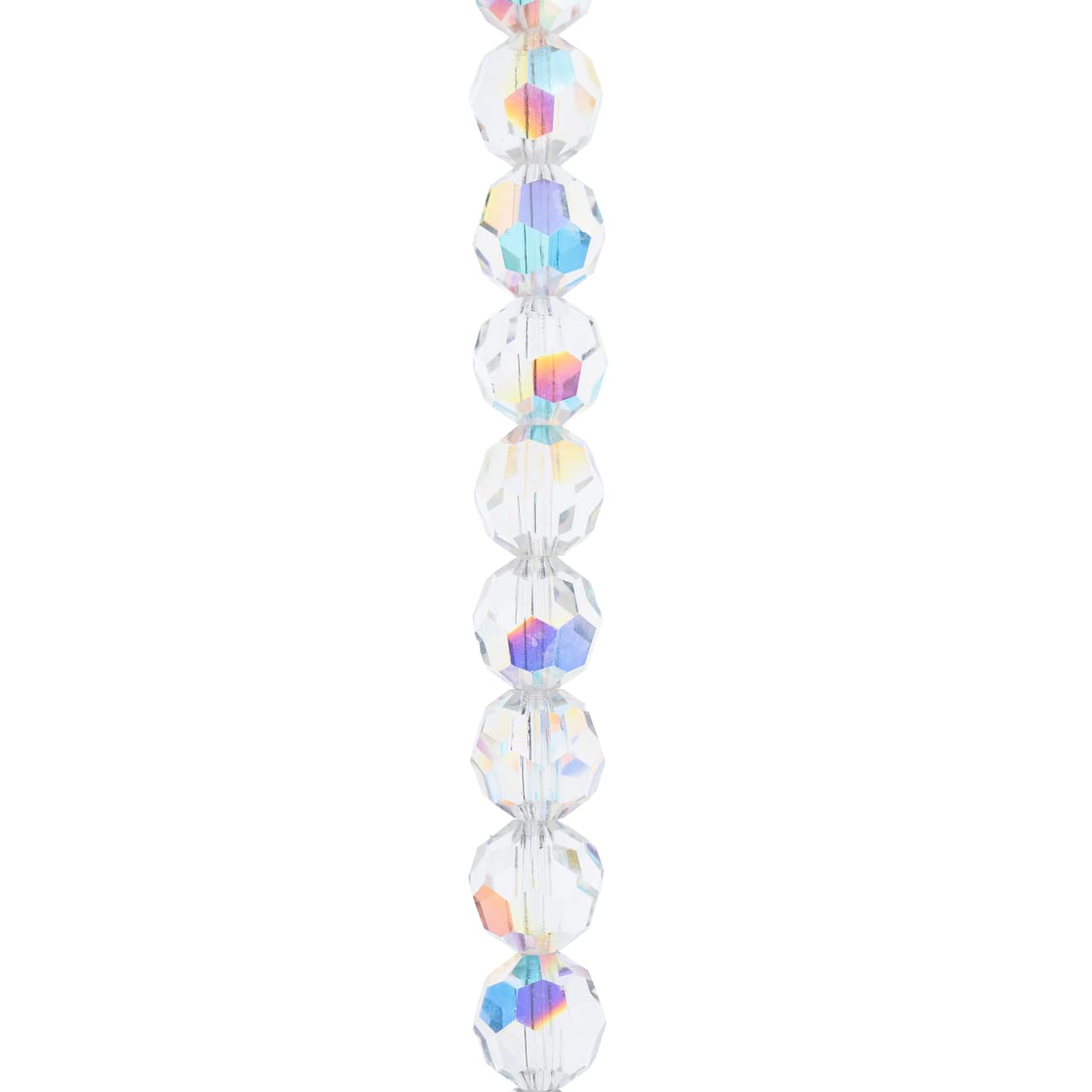 6 Pack: Preciosa Glass Crystal Round Beads, 8mm by Bead Landing™
